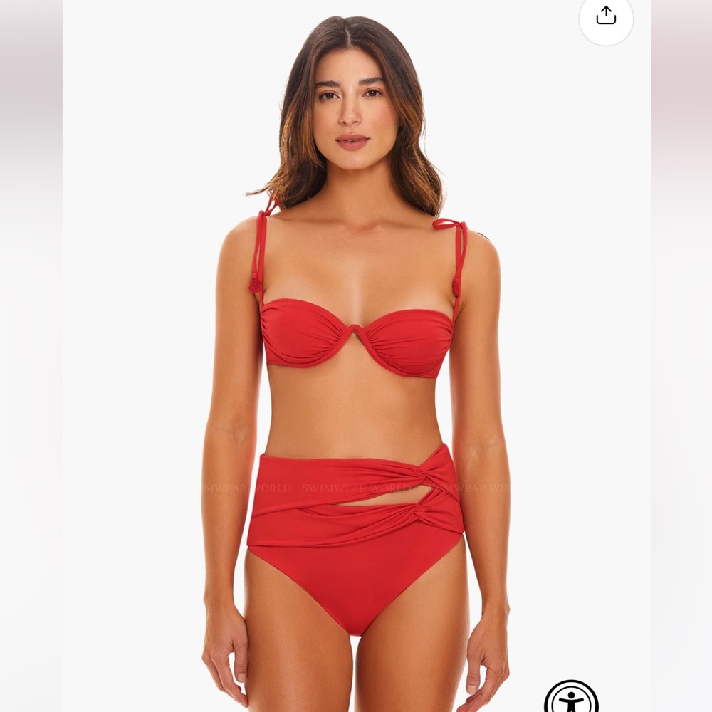 NWT Agua Bendita Swim | Agua Bendita Donna-Brina Shaka Matching Set Swimwear